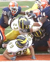 Max Martin (23), Tyler Ecker (89), and Tim Massaquoi (88)