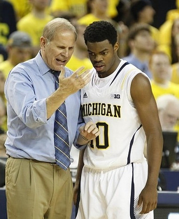 John Beilein and Derrick Walton Jr. (10)