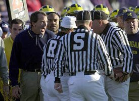 Lloyd Carr and Erik Campbell