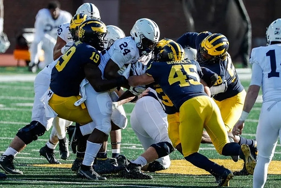 Kwity Paye (19), Adam Shibley (45), and Mazi Smith (58)