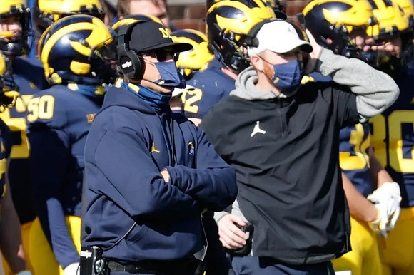 Jim Harbaugh and Jay Harbaugh