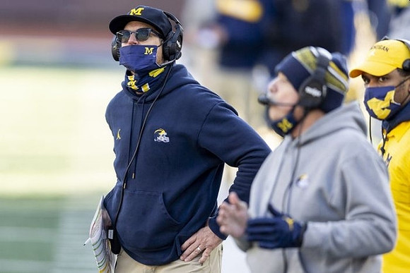 Jim Harbaugh and Don Brown