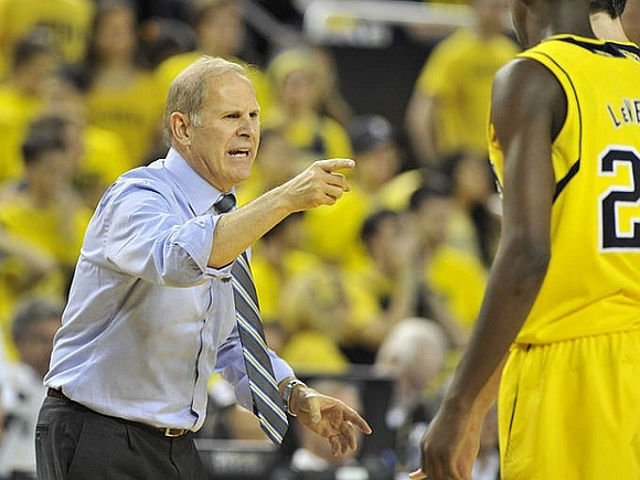 John Beilein and Caris LeVert (23)