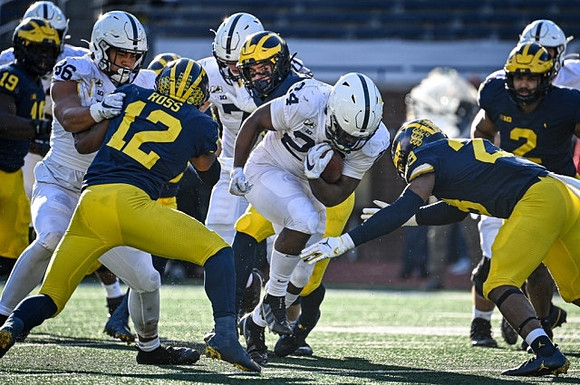Kwity Paye (19), Josh Ross (12), Michael Barrett (23), and Carlo Kemp (2)