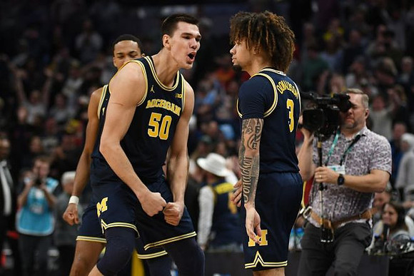 Nimari Burnett (4), Vladislav Goldin (50), and Tre Donaldson (3)