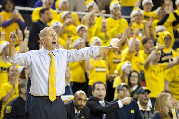 John Beilein, Saddi Washington, and Billy Donlon