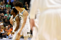 Derrick Walton Jr. (10) and D.J. Wilson (5)