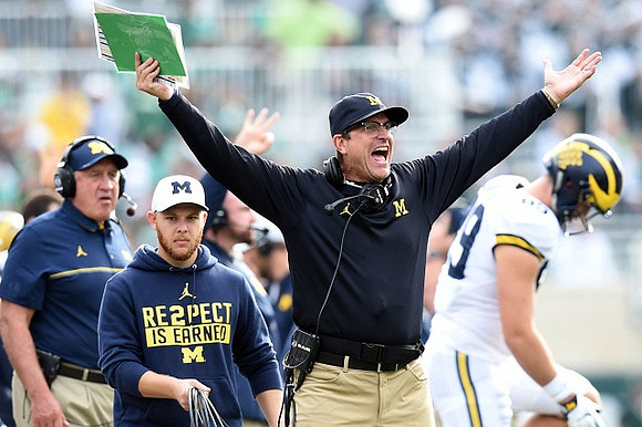 Greg Mattison and Jim Harbaugh