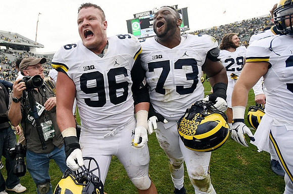 Ryan Glasgow (96), Maurice Hurst (73), and Jordan Glasgow (29)