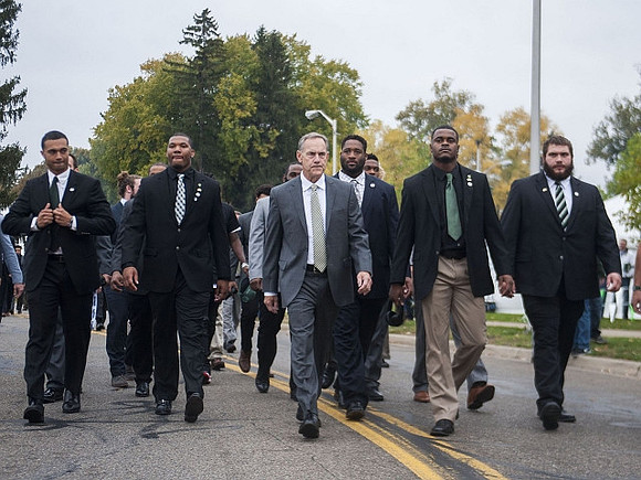 Michigan State Head Coach Mark Dantonio