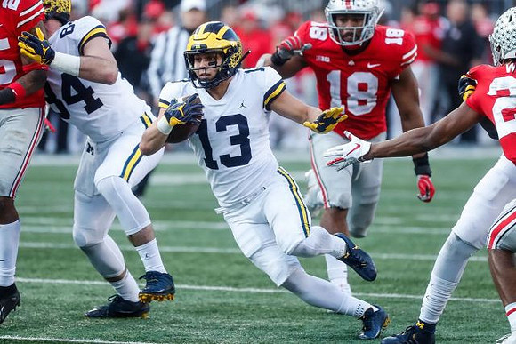 Sean McKeon (84) and Tru Wilson (13)
