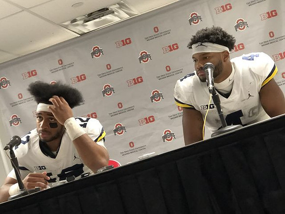 Chris Evans (12) and Nico Collins (4)