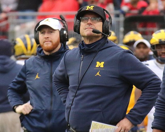 Jay Harbaugh and Jim Harbaugh