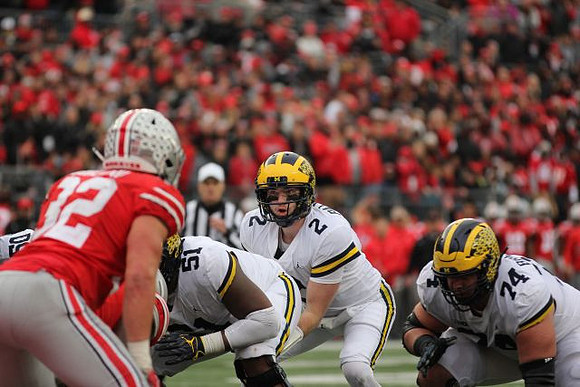 Michael Onwenu (50), Cesar Ruiz (51), Ben Bredeson (74), and Warde Manuel