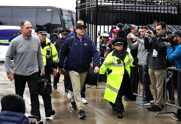 Michael Zordich and Jim Harbaugh