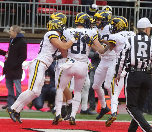 Nate Schoenle (81) and Ambry Thomas (1)