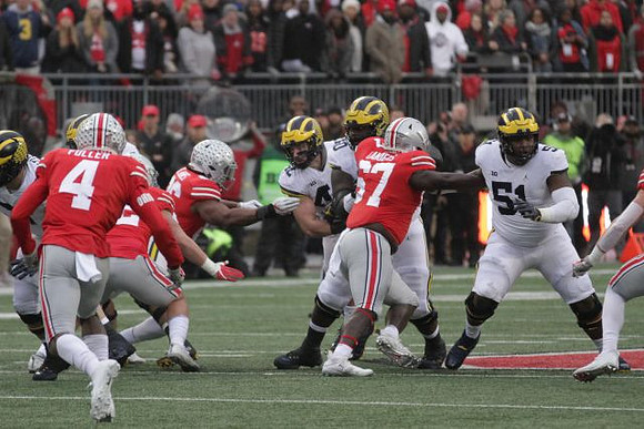 Ben Mason (42), Michael Onwenu (50), and Cesar Ruiz (51)