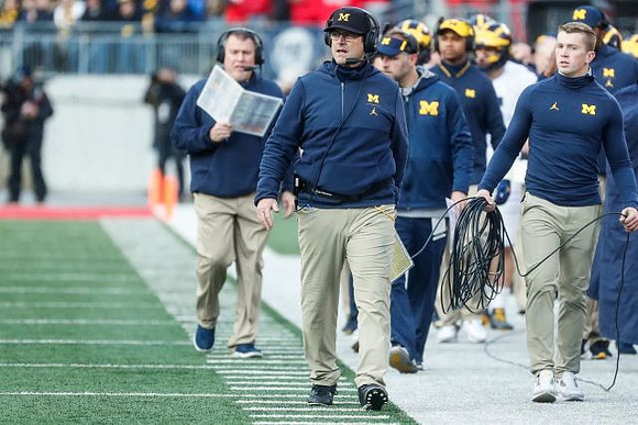 Ed Warinner and Jim Harbaugh