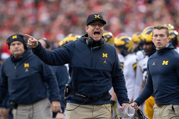 Don Brown and Jim Harbaugh