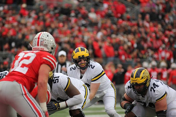 Michael Onwenu (50), Cesar Ruiz (51), Ben Bredeson (74), and Warde Manuel