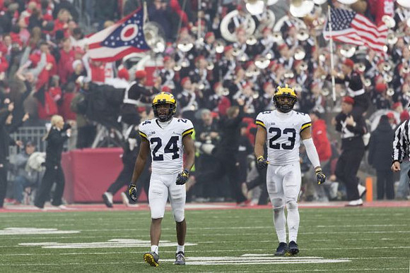 Lavert Hill (24) and Tyree Kinnel (23)