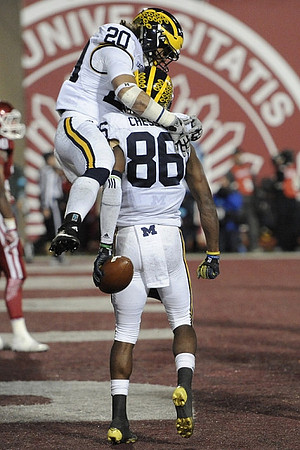 Drake Johnson (20) and Jehu Chesson (86)