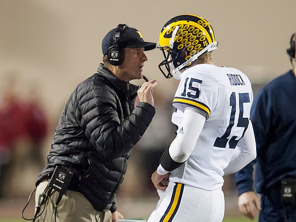 Jim Harbaugh and Jake Rudock (15)