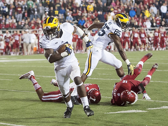 Jabrill Peppers (5) and Maurice Ways (85)