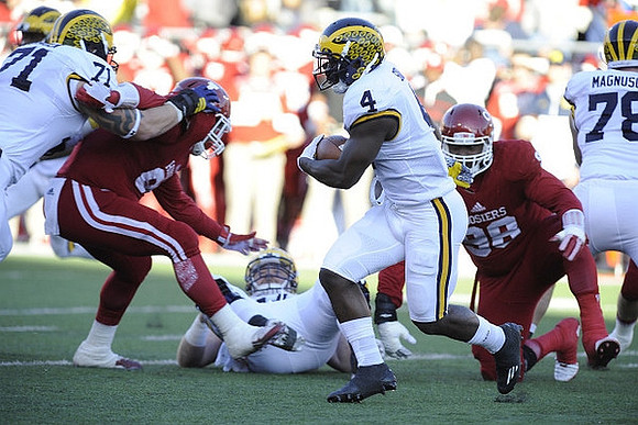 Ben Braden (71), De'Veon Smith (4), and Erik Magnuson (78)