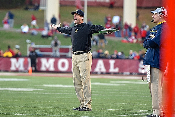 D.J. Durkin and Jim Harbaugh