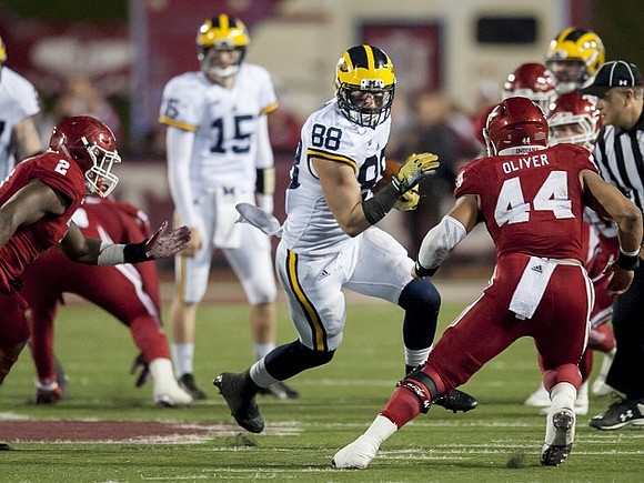 Jake Rudock (15) and Jake Butt (88)