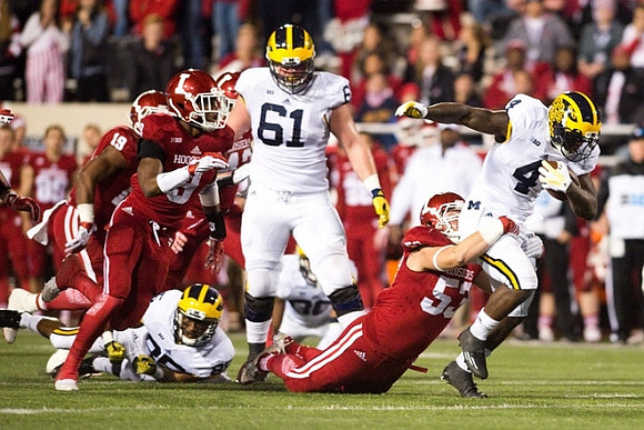 Maurice Ways (85), Graham Glasgow (61), and De'Veon Smith (4)