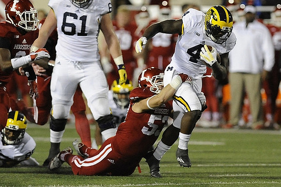 Maurice Ways (85), Graham Glasgow (61), and De'Veon Smith (4)