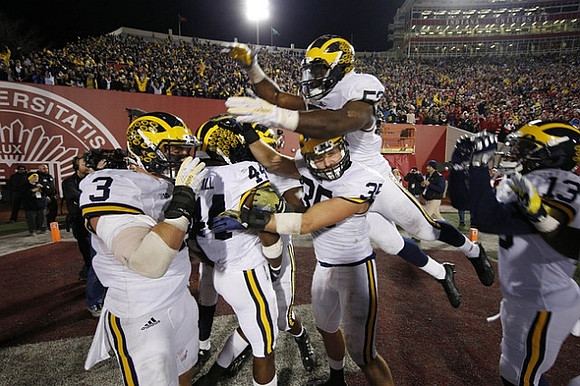 Desmond Morgan (3), Delano Hill (44), Joe Bolden (35), Royce Jenkins-Stone (52), and Terry Richardson (13)