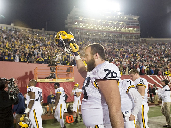 Juwann Bushell-Beatty (76), Taco Charlton (33), Erik Magnuson (78), Shane Morris (7), and Michael Jocz (81)