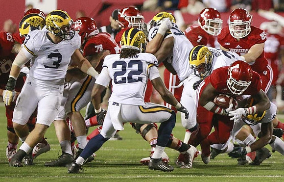 Desmond Morgan (3), Jarrod Wilson (22), Royce Jenkins-Stone (52), and Joe Bolden (35)