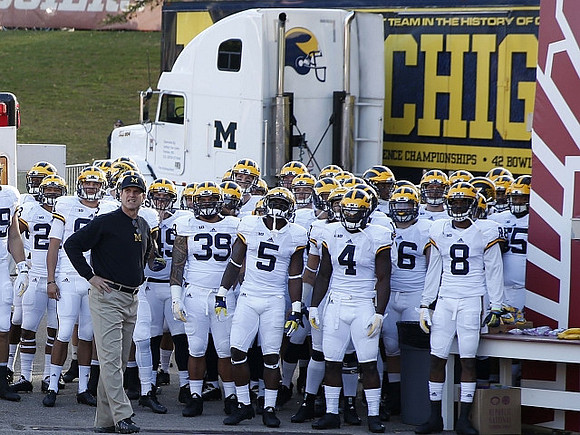 Jim Harbaugh and Michigan Team
