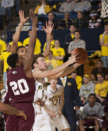 Zack Novak (0) and Matt Vogrich (13)