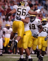 LaMarr Woodley, Gabe Watson, Pierre Woods, and David Harris