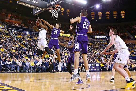 Charles Matthews (1) and Jon Teske (15)