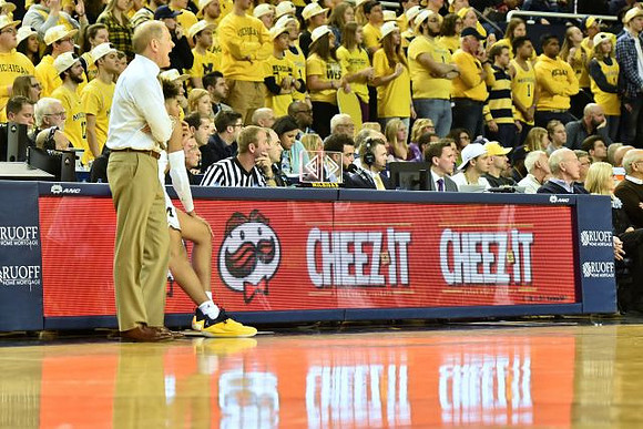 John Beilein and Jordan Poole (2)