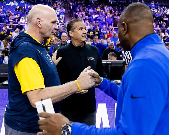 Phil Martelli and John Calipari Kentucky Head Coach