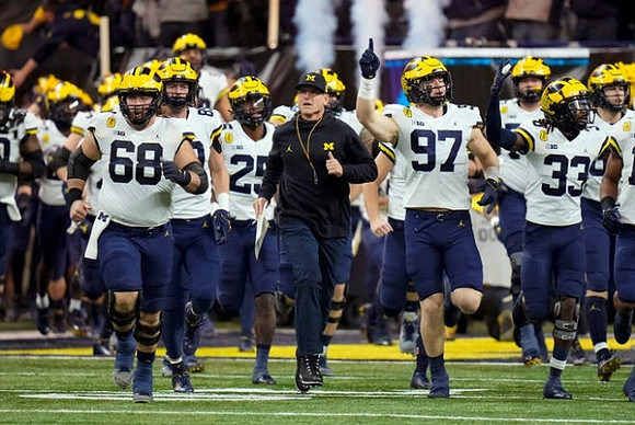 Jim Harbaugh and Michigan Team