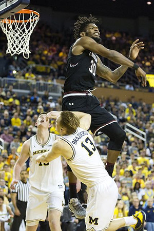 Jon Teske (15) and Ignas Brazdeikis (13)