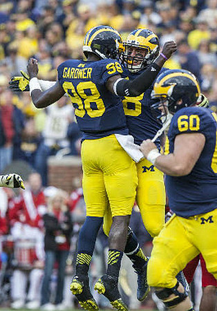 Devin Gardner (98), Jake Butt (88), and Jack Miller (60)