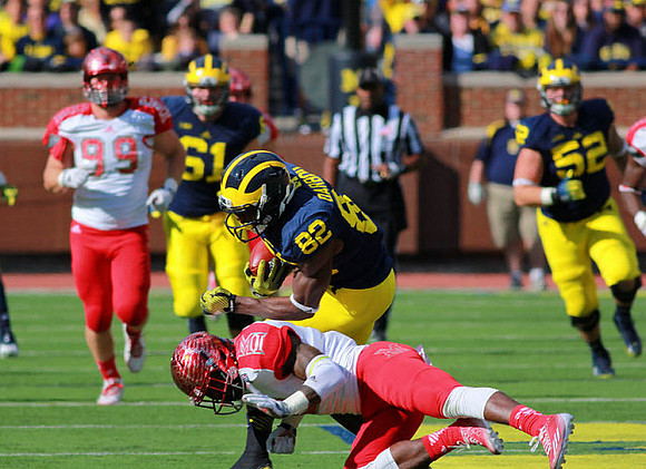 Amara Darboh (82), Graham Glasgow (61), and Mason Cole (52)