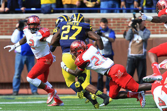 Jehu Chesson (86) and Derrick Green (27)