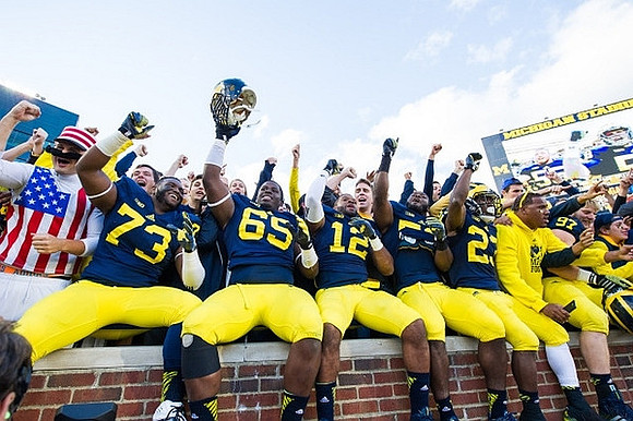 Maurice Hurst (73), Willie Henry (69), Allen Gant (12), Mario Ojemudia (53), Dennis Norfleet (23), and Brennen Beyer (97)