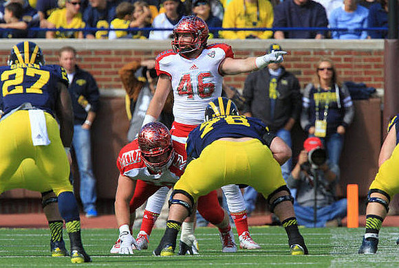 Derrick Green (27) and Erik Magnuson (78)