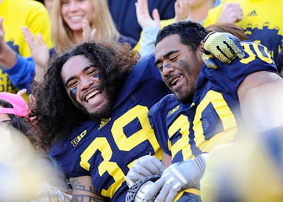 Sione Houma (39) and Bryan Mone (90)